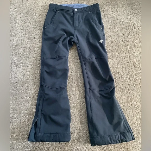 Black Obermeyer soft shell ski pants. Size Teen M (10-12).Excellent condition. - Picture 1 of 6